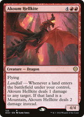 Dragoa Avérnea de Akoum / Akoum Hellkite - Magic: The Gathering - MoxLand